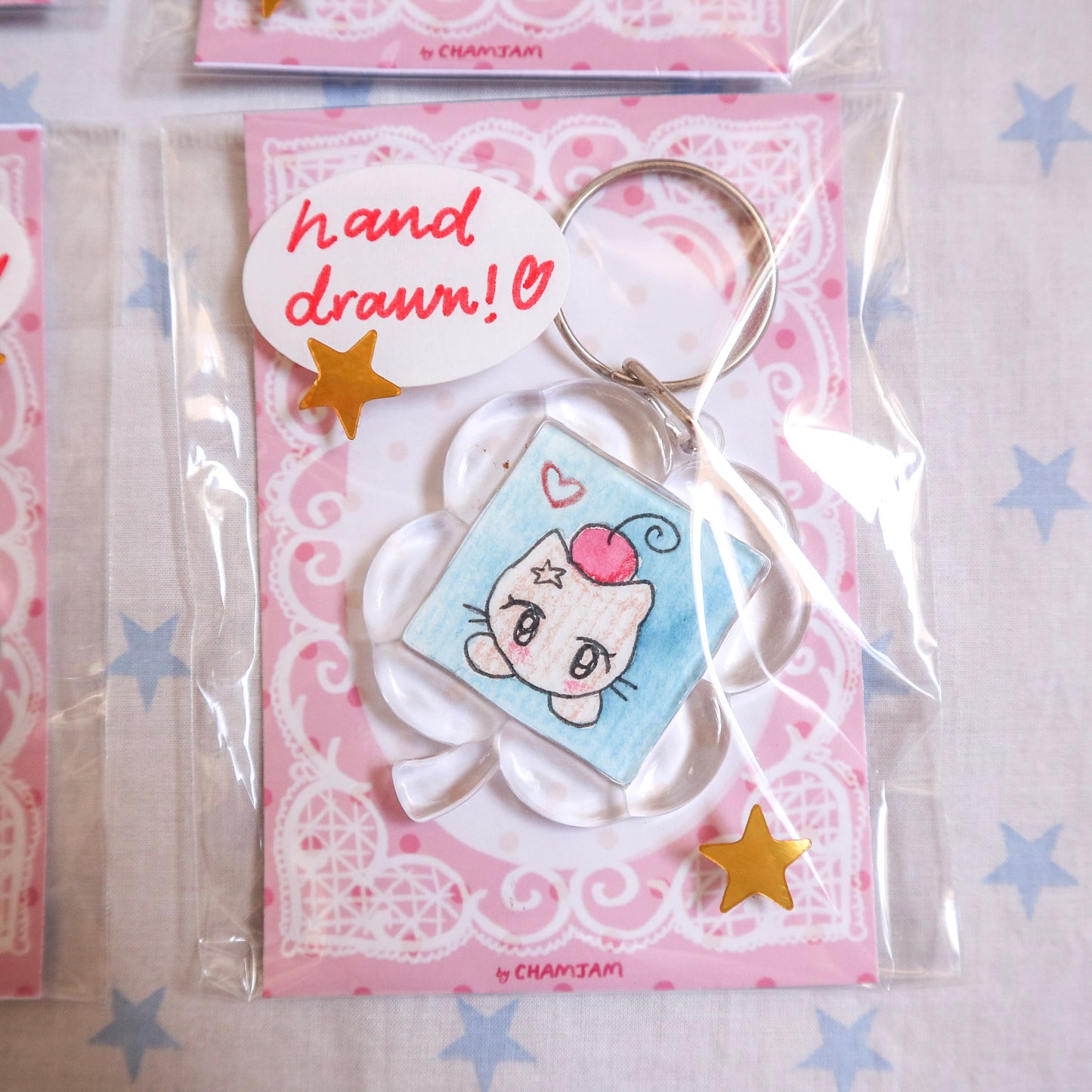 Hand Drawn Keychain (originals)