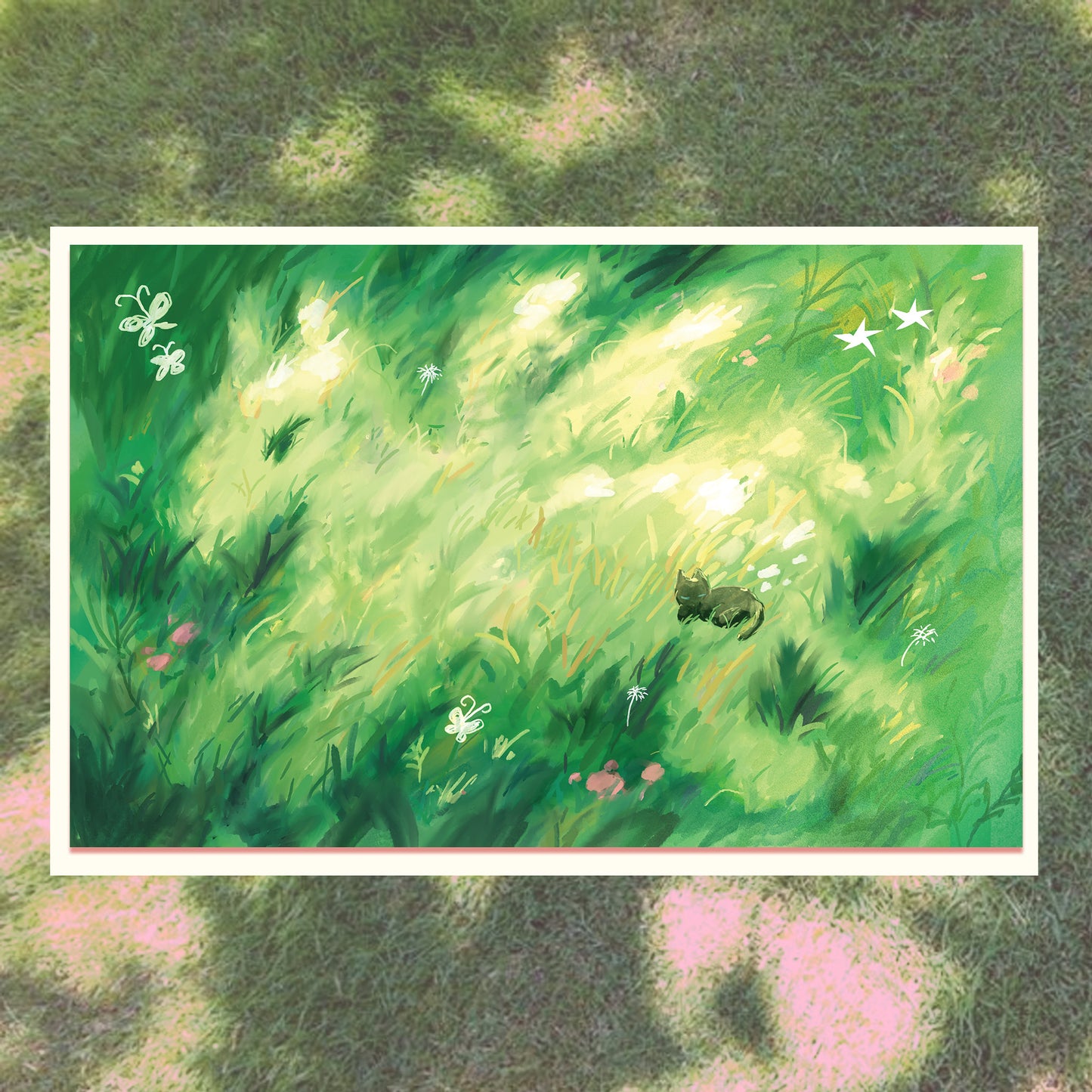 Grass Horse Print