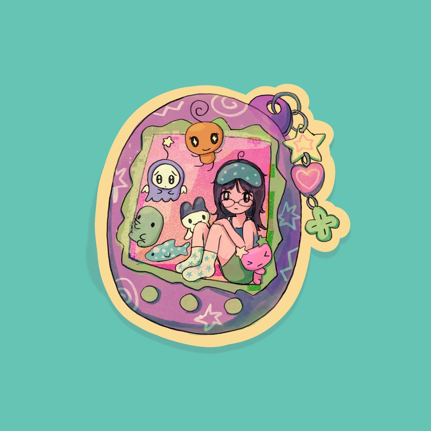 Tamagotchi Sticker