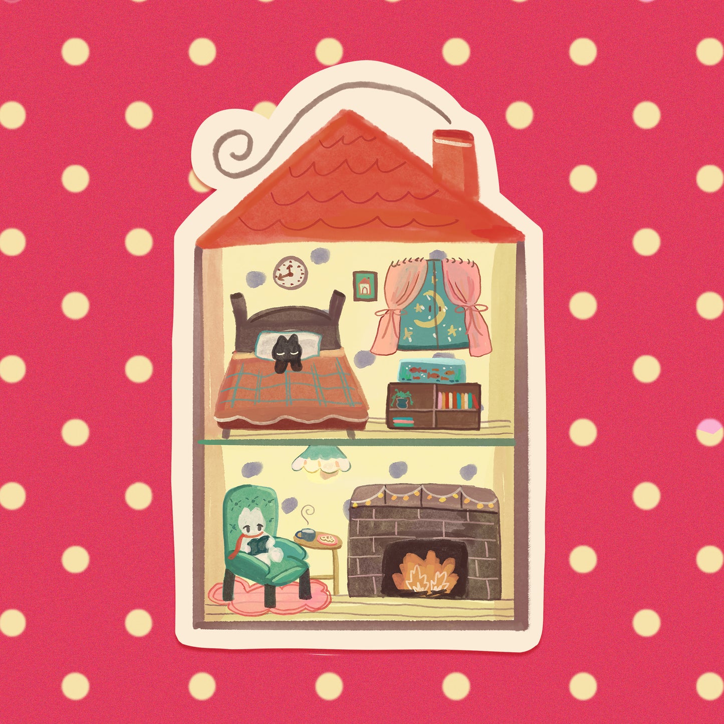 Doll House Sticker