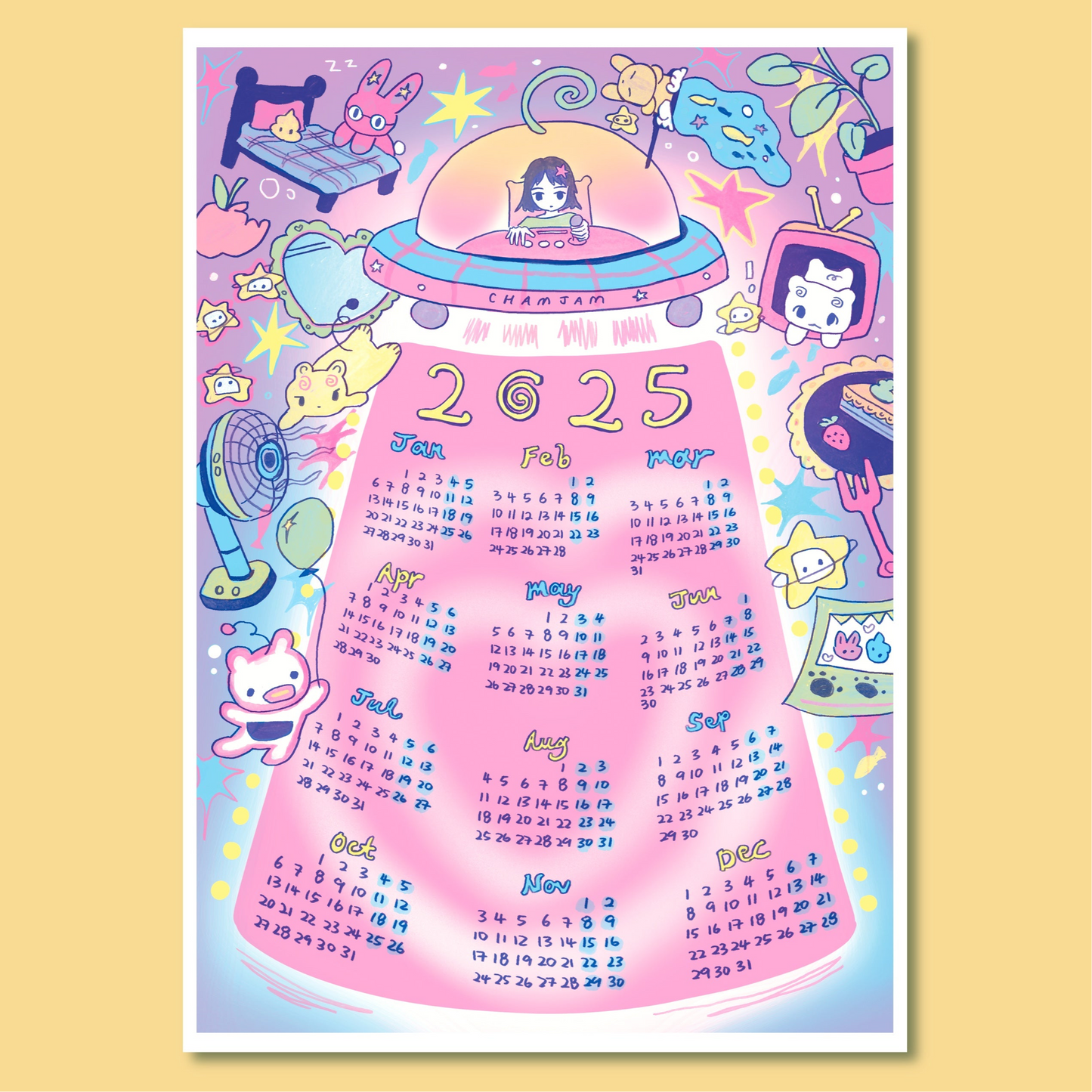 2025 Riso Calendar