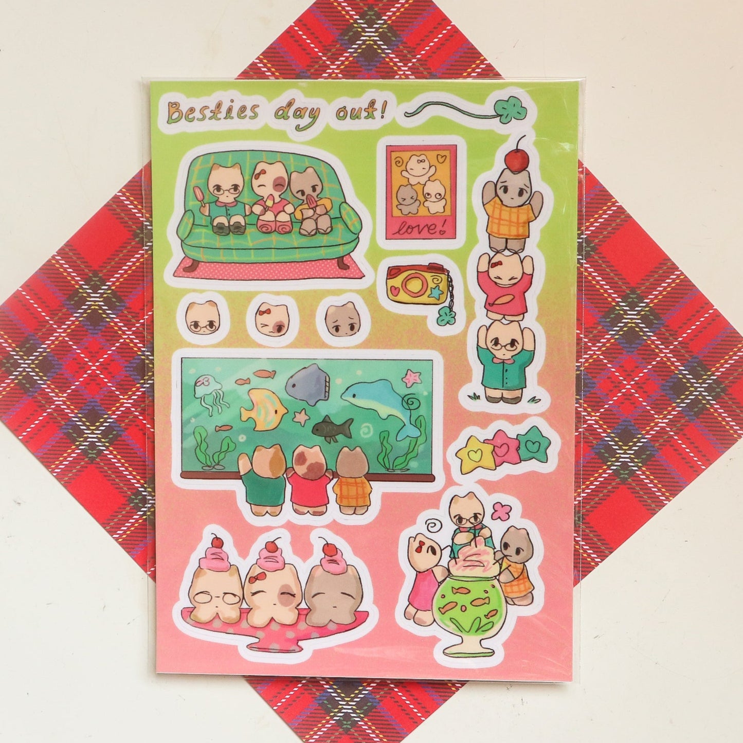 Bestie Day Out Sticker Sheet