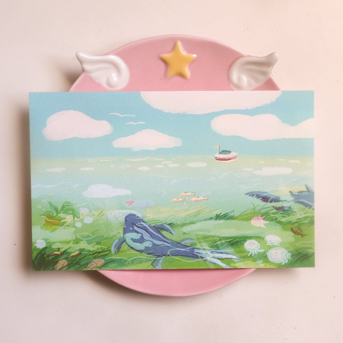 Ponyo Sea Print