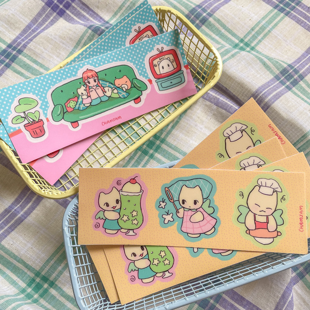 Bookmark Sticker Sheet