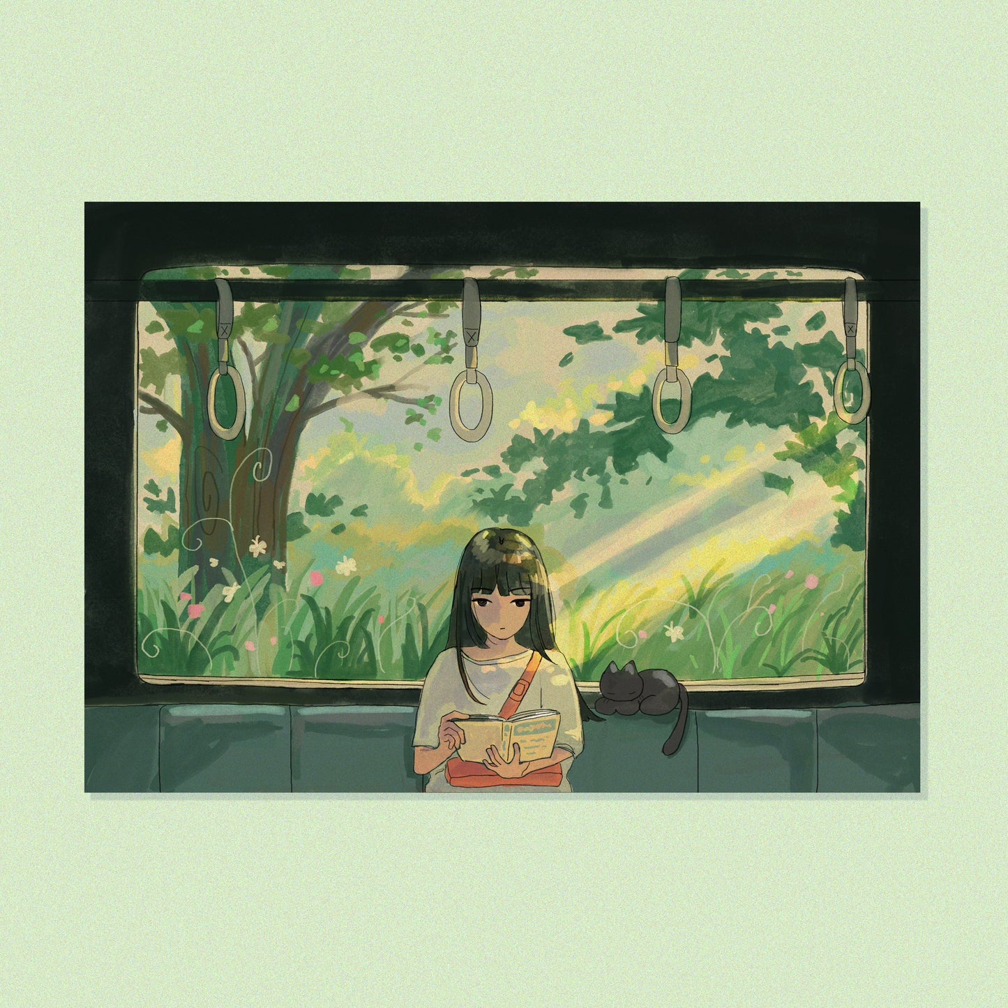 Train Window Print