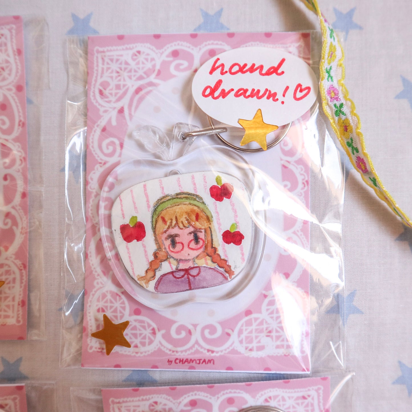 Hand Drawn Keychain (originals)