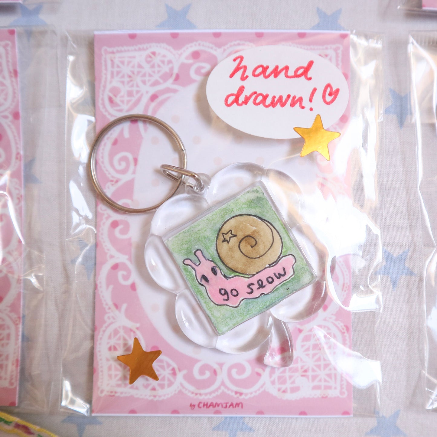 Hand Drawn Keychain (originals)