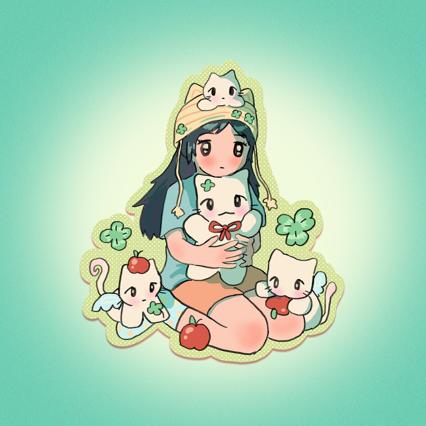 Lots of Kitties Sticker