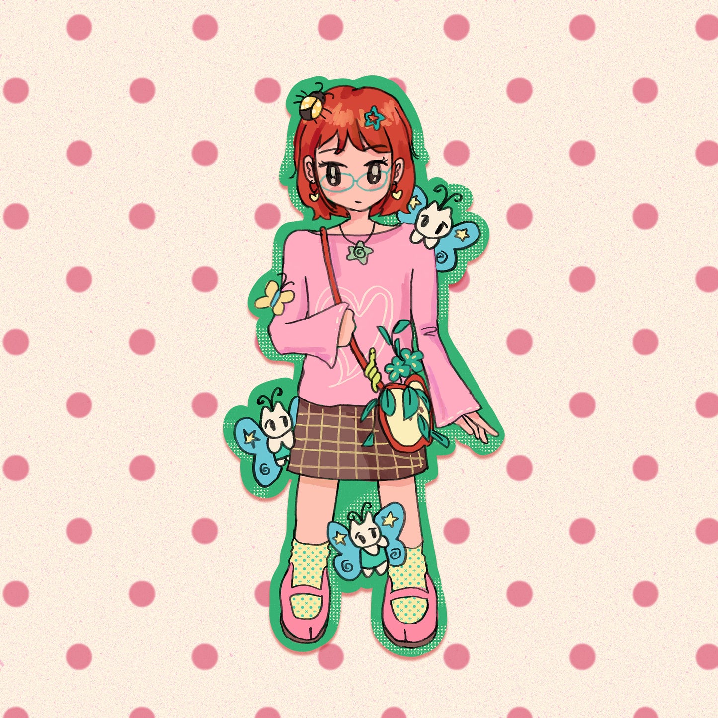Whimsy Girl Sticker