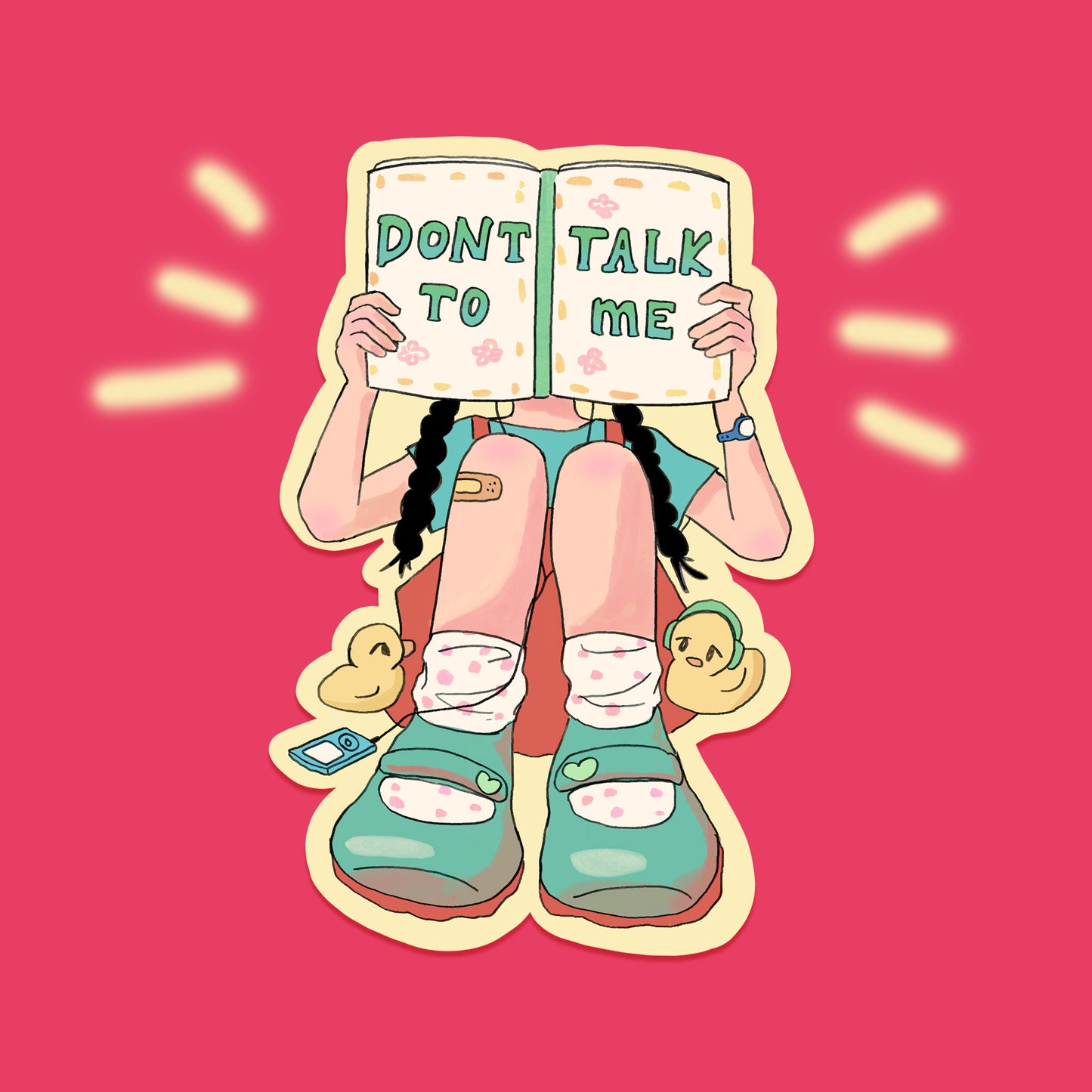Don't Talk To Me Sticker