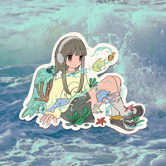 Sea Girlie Sticker