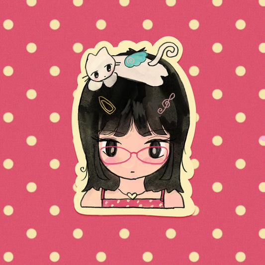 My Cat and I Sticker