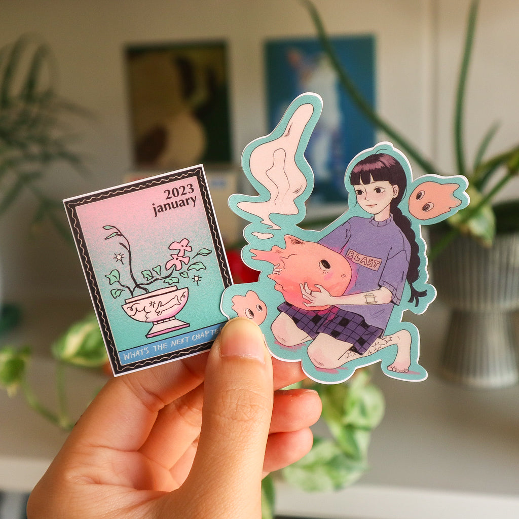 Little Growths Sticker Set • January 2023