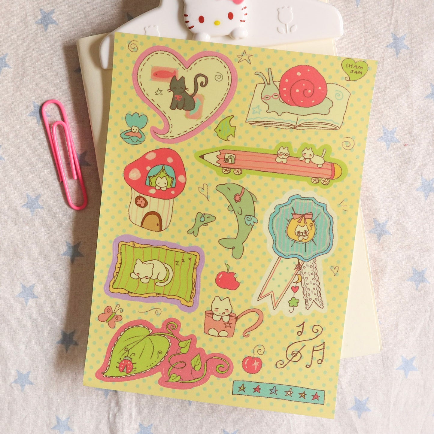 Soft Doodles Sticker Sheet