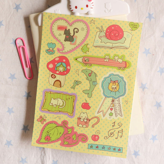Soft Doodles Sticker Sheet