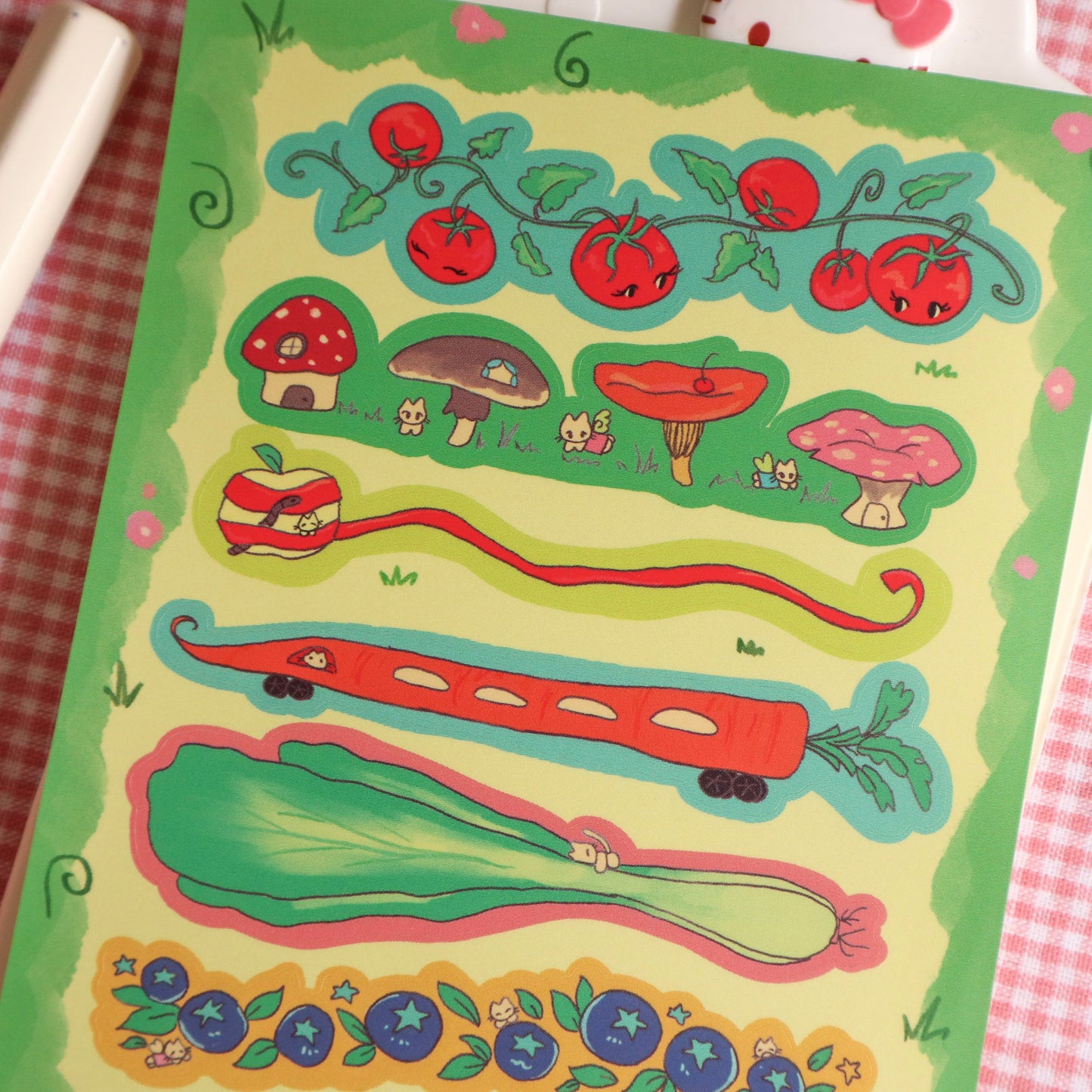 Veggie Farm Sticker Sheet