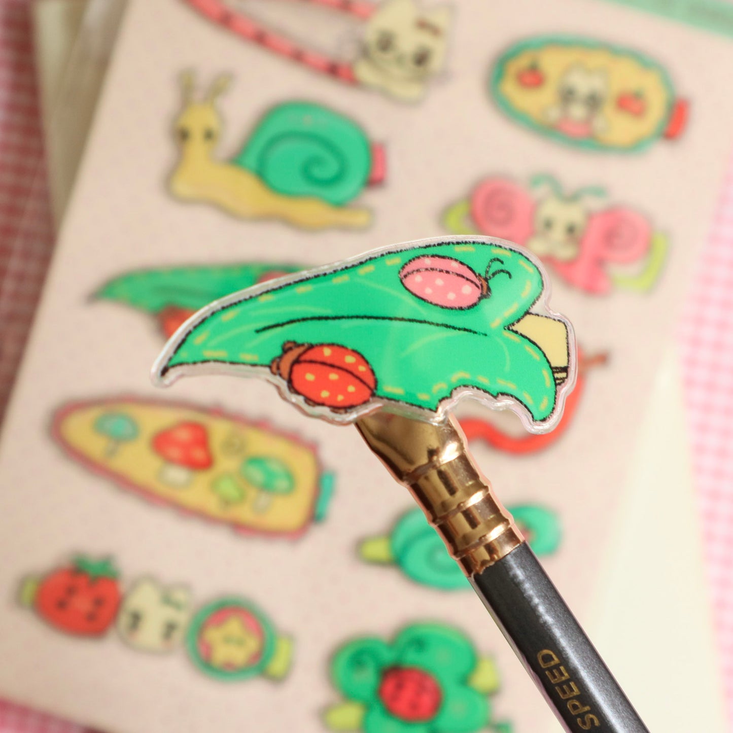 Hair Clips Sticker Sheet