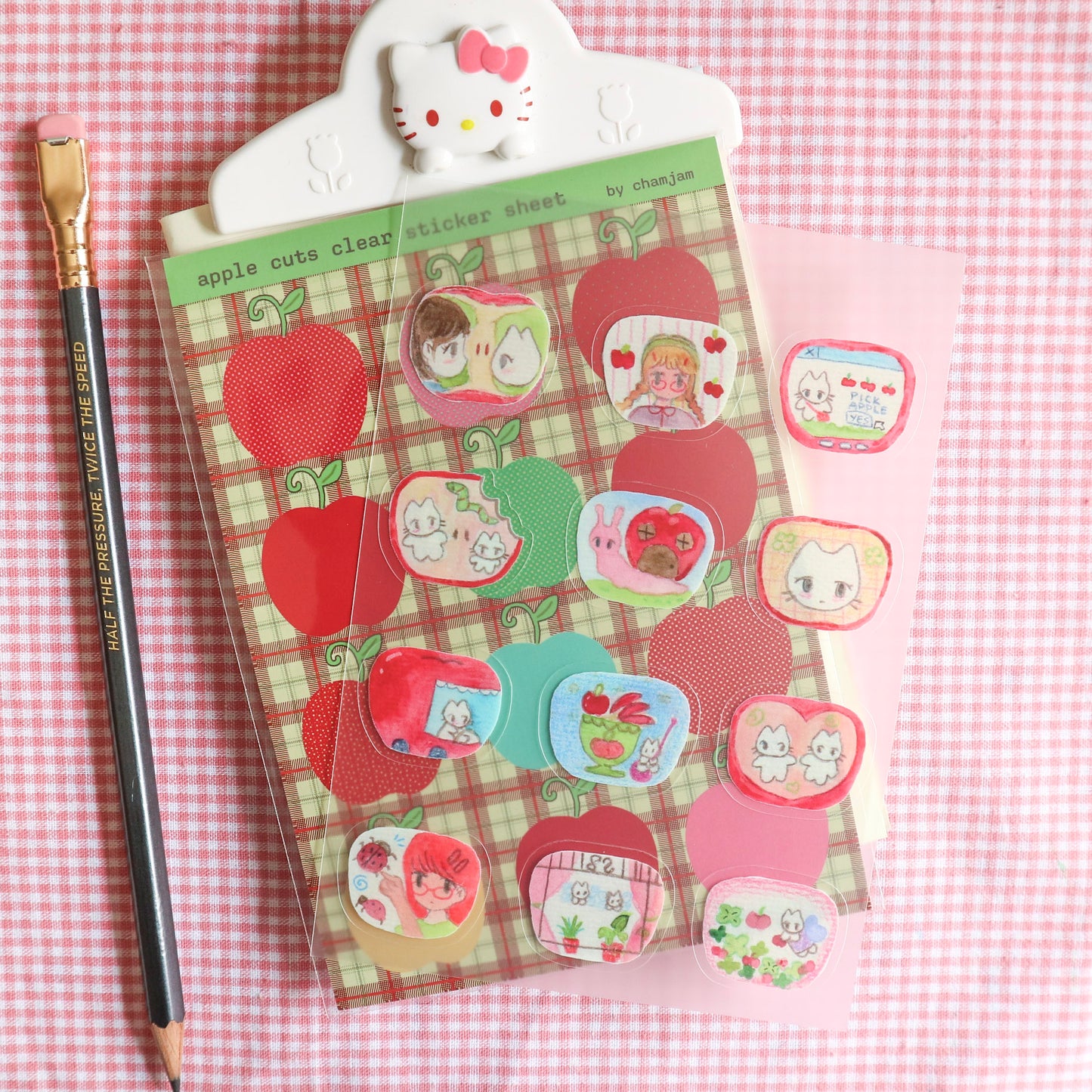 Apple Slice Sticker Sheet